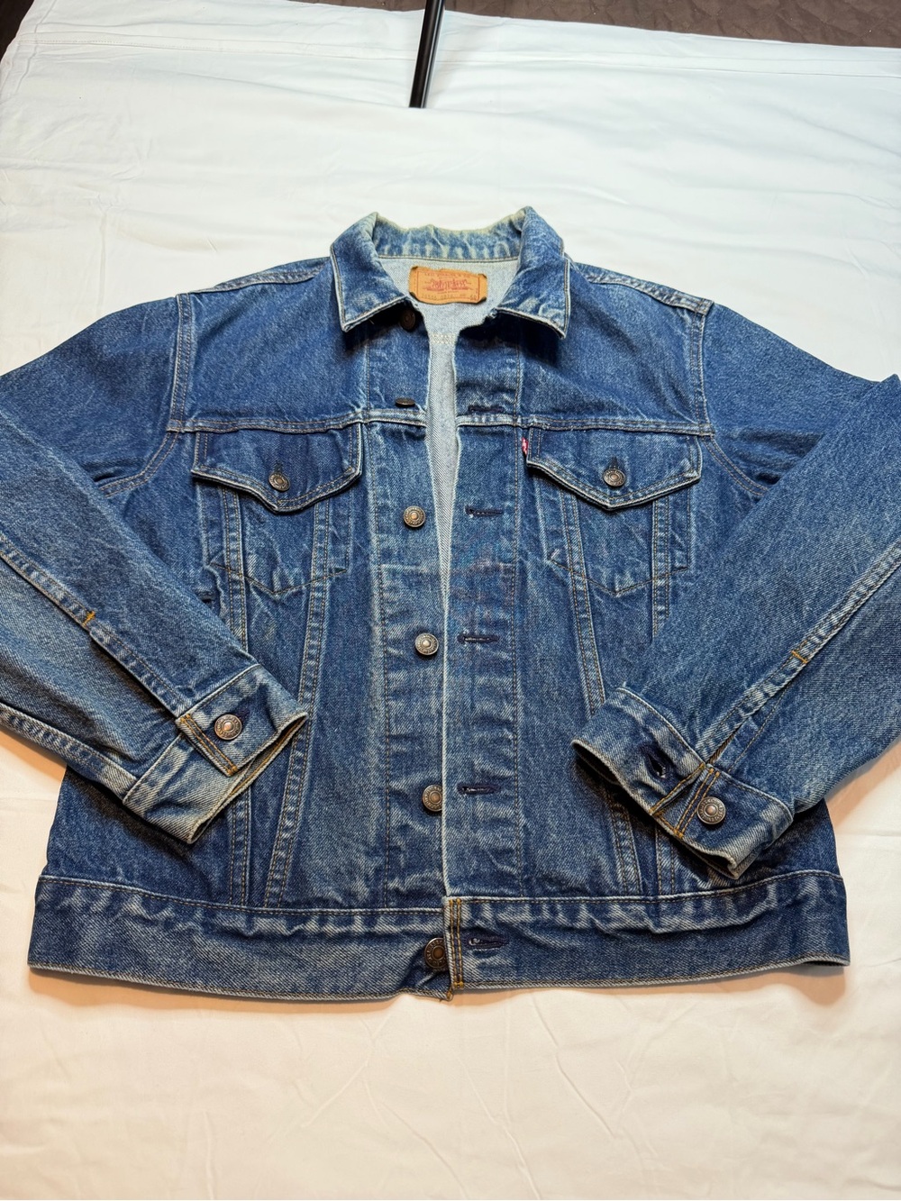 Levi's Blue Denim Trucker Jacket - Men's 90ss